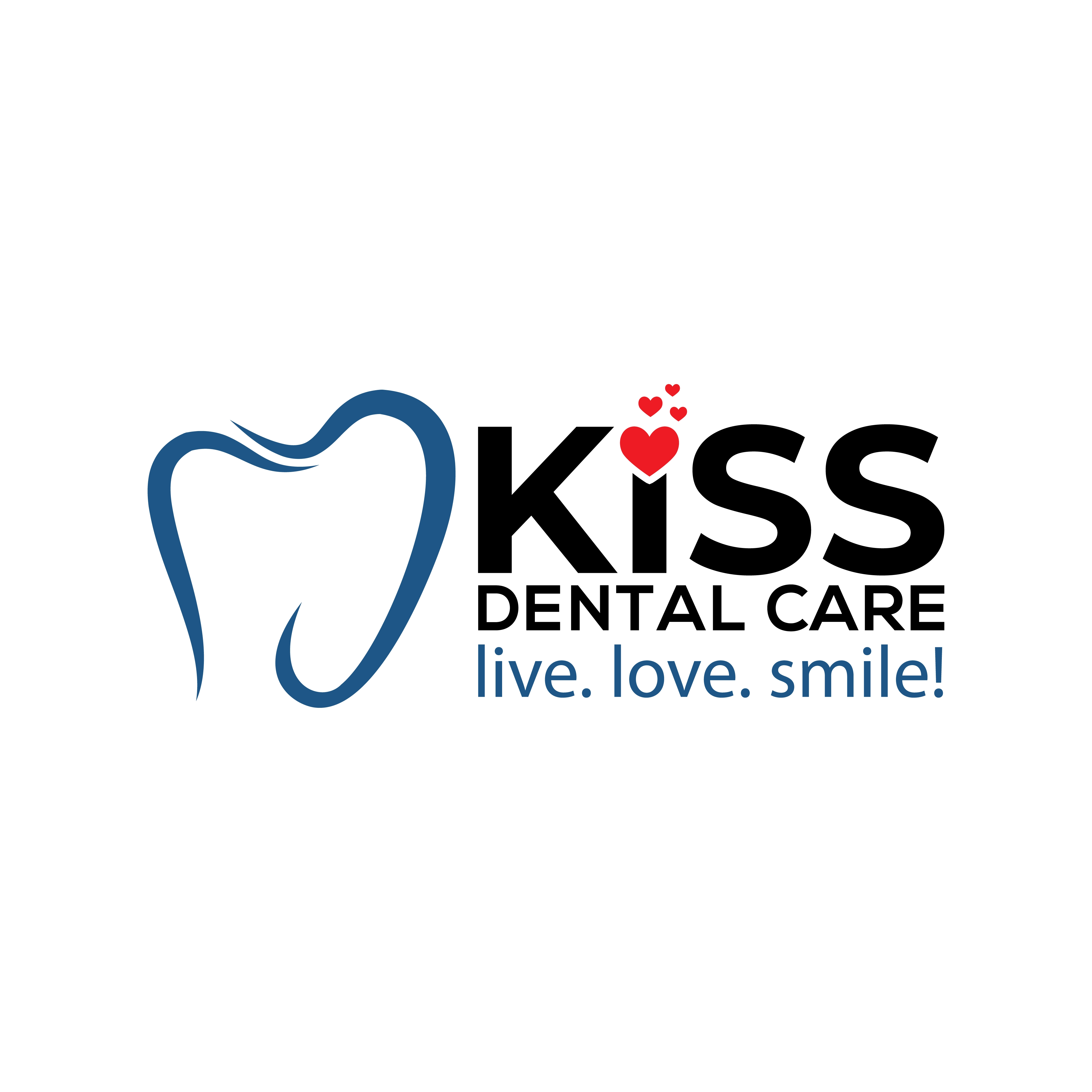 KISS DENTAL CARE - Finalized logo